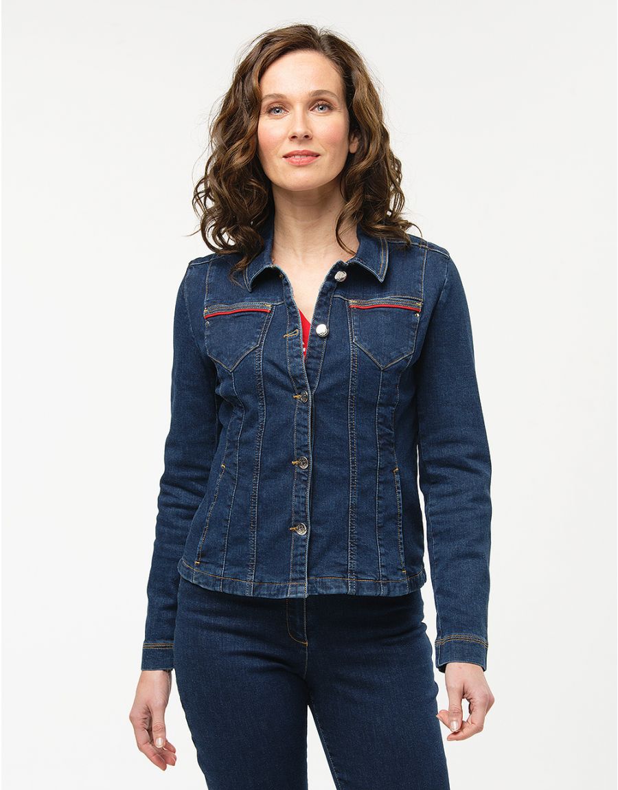 Veste en jean brut coton