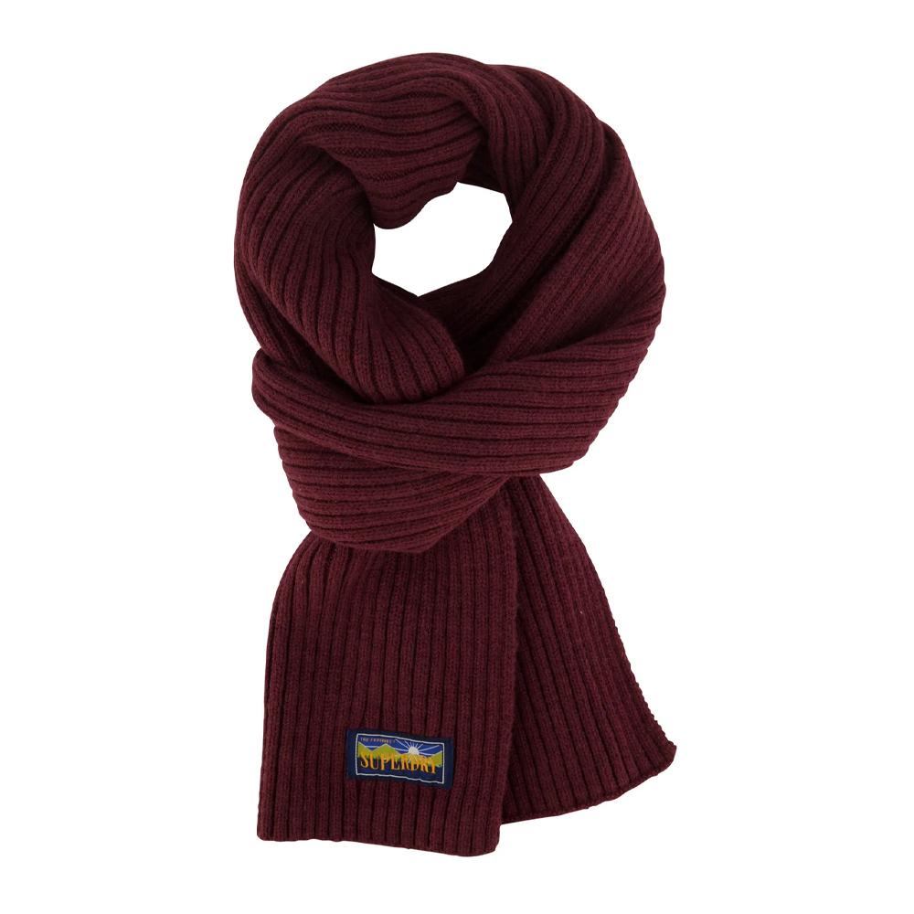 Superdry Écharpe Bordeaux Femme Superdry Vintage