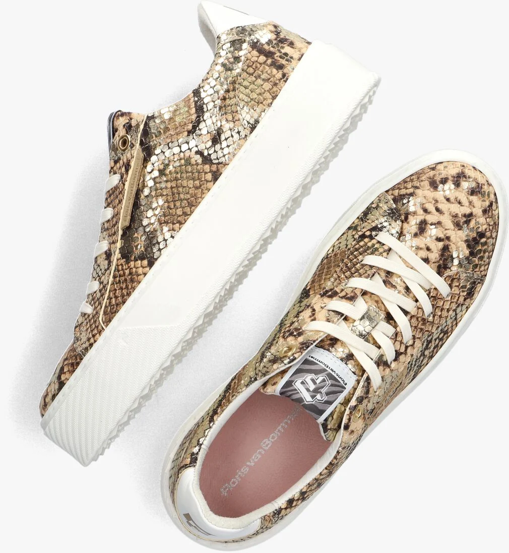 FLORIS VAN BOMMEL gouden floris van bommel lage sneakers sfw-10106