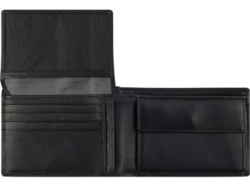 Bugatti Portemonnaie Primo 12.5 cm, Schwarz Damenbörse