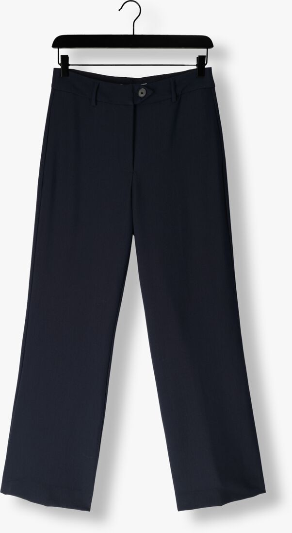 donkerblauwe co'couture wijde broek vola long wide pant