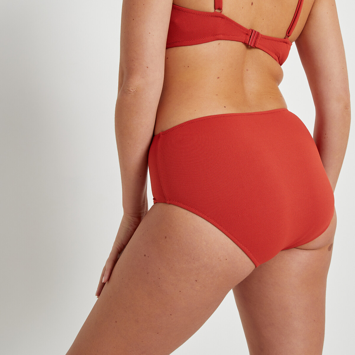 LA REDOUTE COLLECTIONS PLUS<br>Cueca biquíni em jersey texturizado