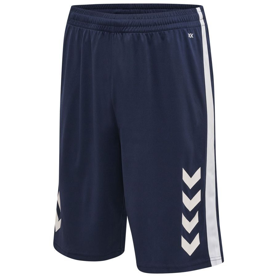 Hummel Short de basket hmlCORE XK - Bleu Marine/Blanc