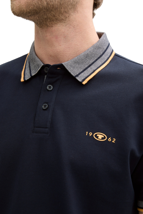Tom Tailor blauwe heren polo