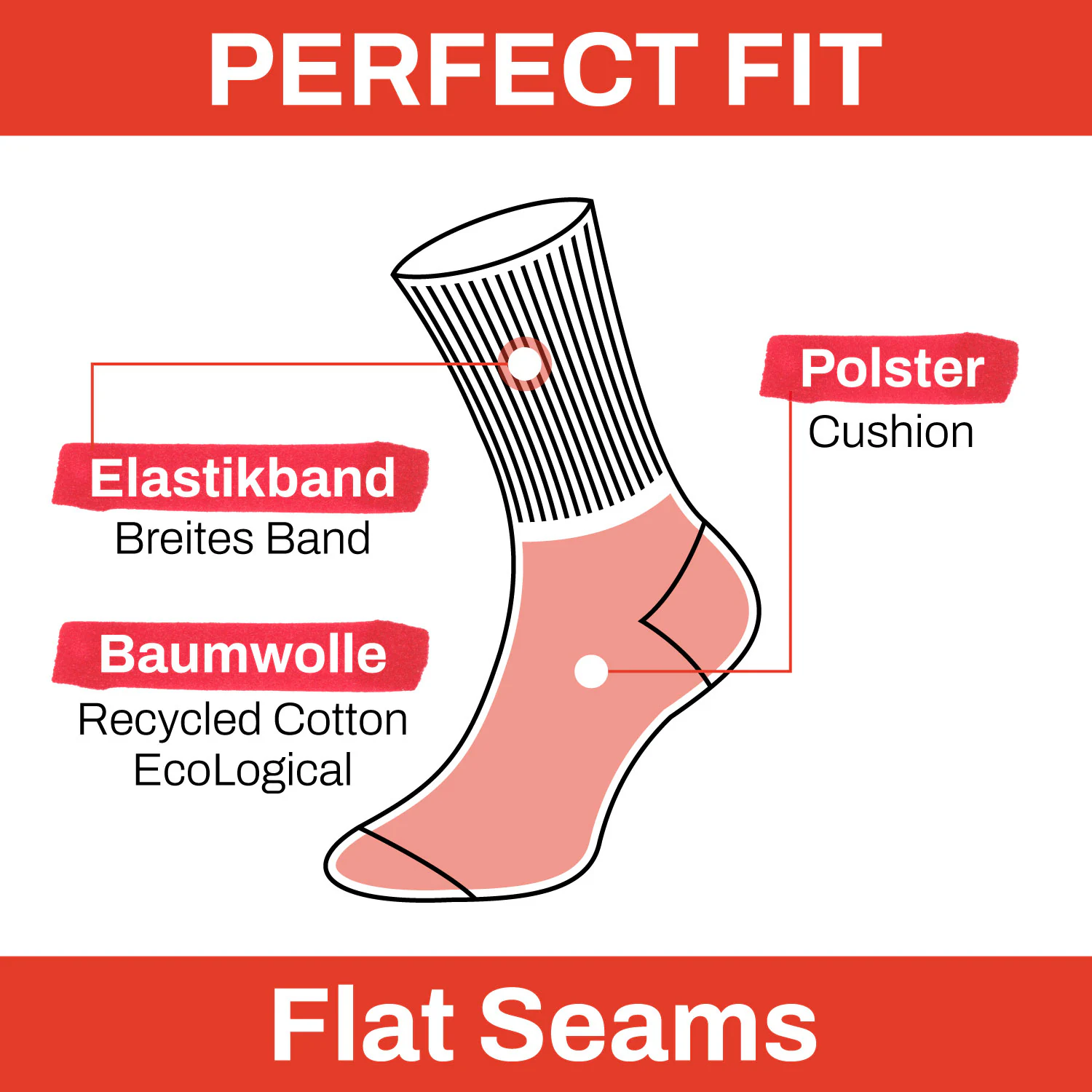 Chili Lifestyle Trekking Socken gepolstert 9 Paar Baumwolle