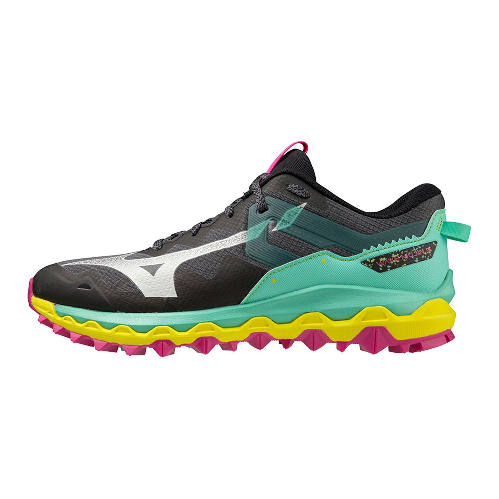 Mizuno WAVE MUJIN 9 - Chaussures trail Femme irongate/nimbuscloud/biscaygreen