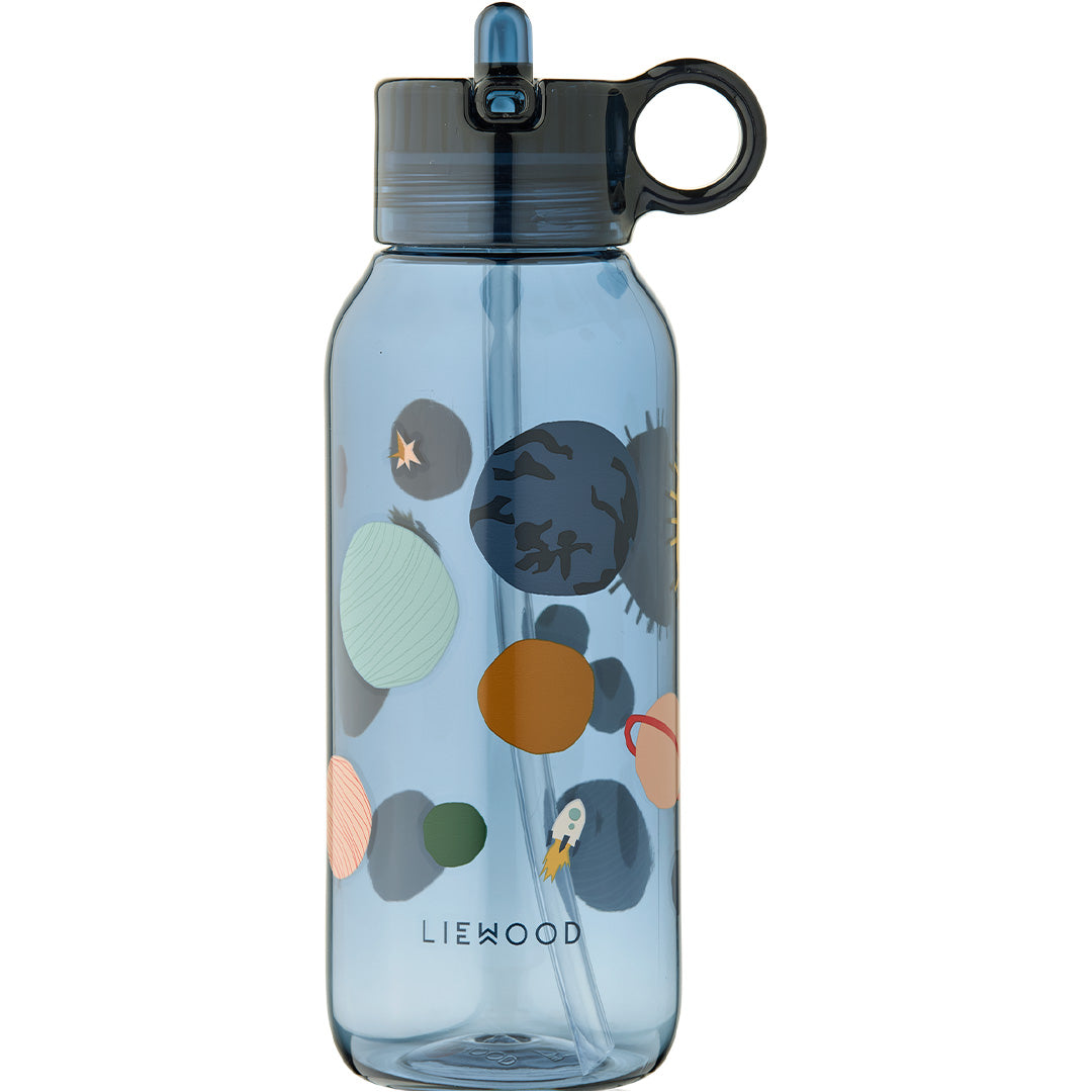 liewood drinkfles yang - universe classic navy - 500 ml