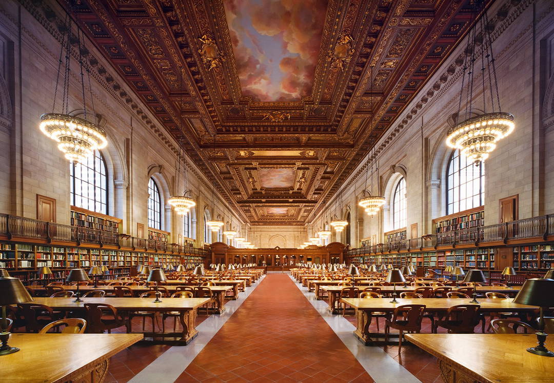 New York Public Library by Rafael Neff - Limited Edition. Edition of: 150. Signed.