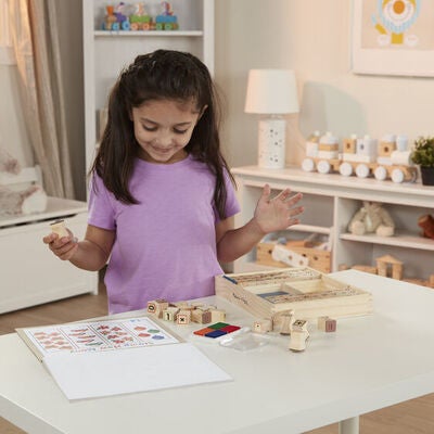 Melissa & Doug Trestempelsett ABC 123