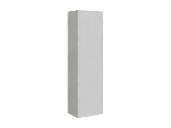 Lit escamotable avec colonne de rangement bois frêne blanc kanto 140x190