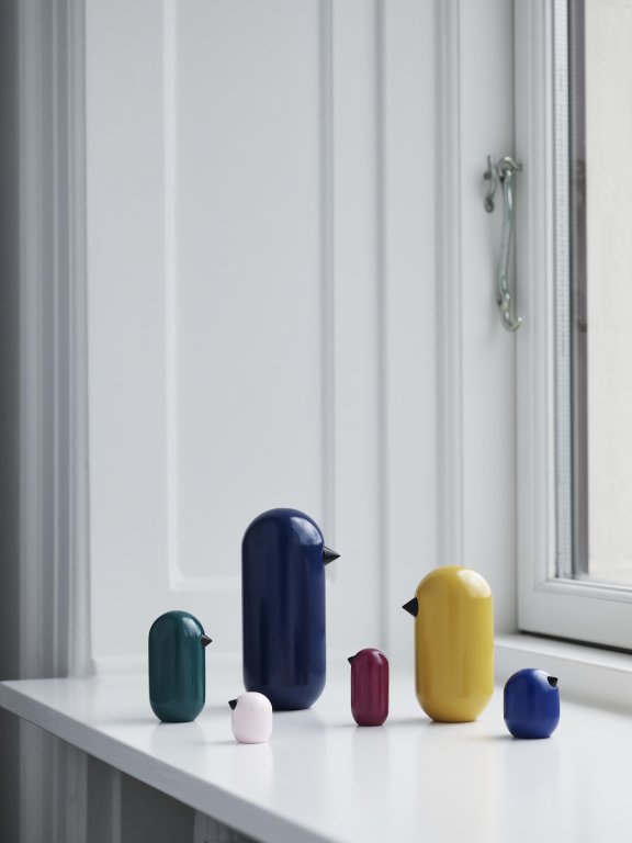 Normann Copenhagen Little Bird decoratie 3cm eiken
