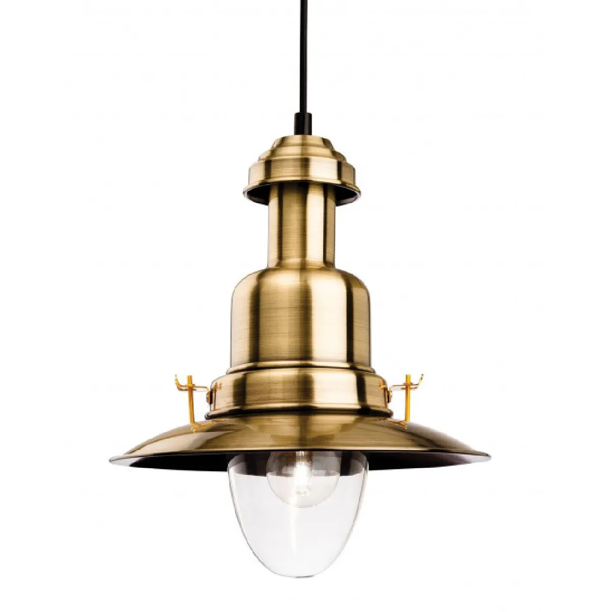 Luminaire Center Suspension Classic Fisherman - Laiton antique