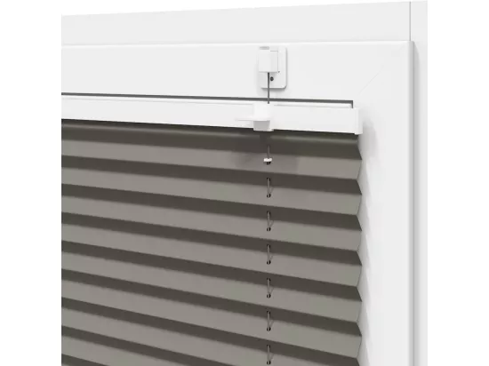Store plissé anthracite 115x150 cm largeur du tissu 114,4 cm