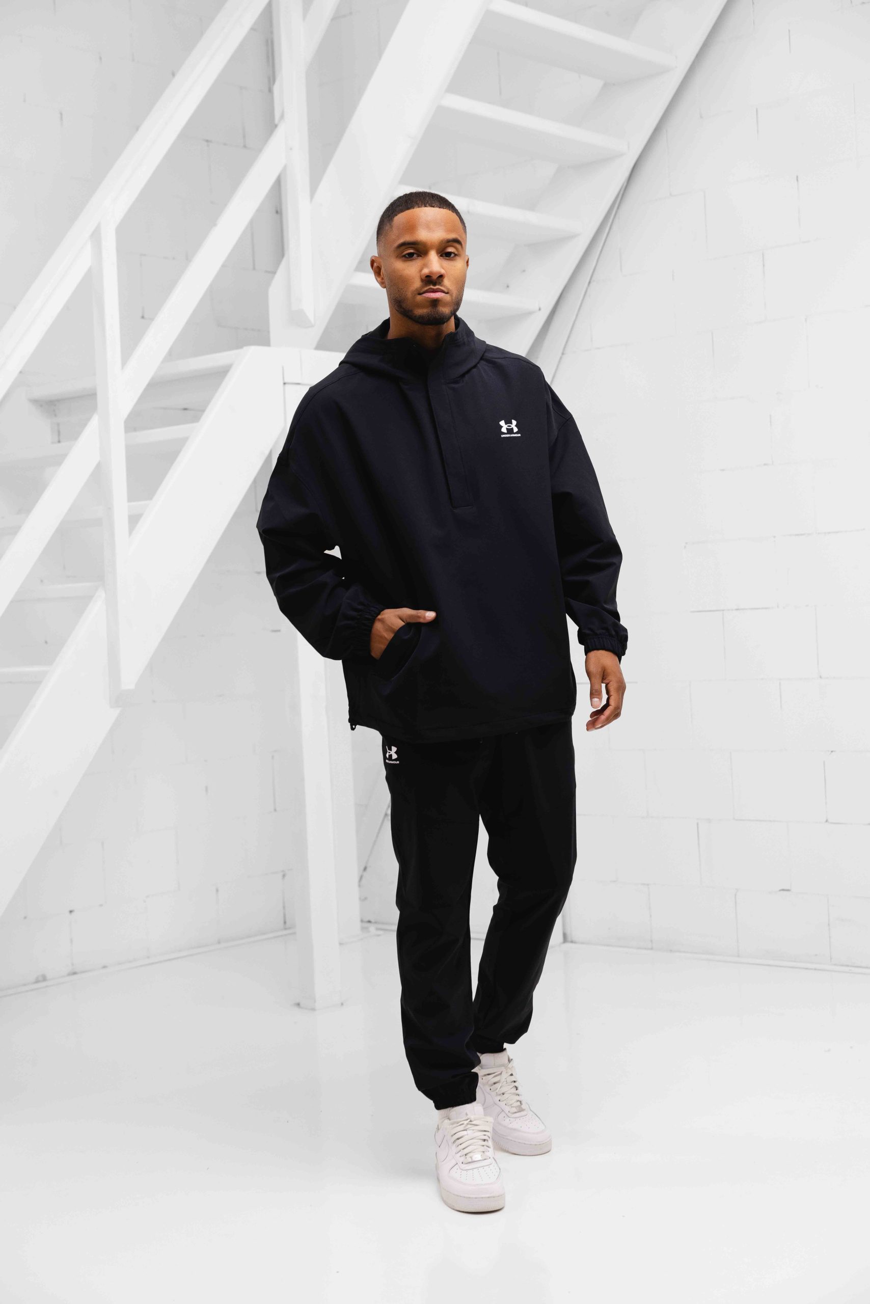 Under Armour Vibe Stormshell Hoodie Heren Zwart