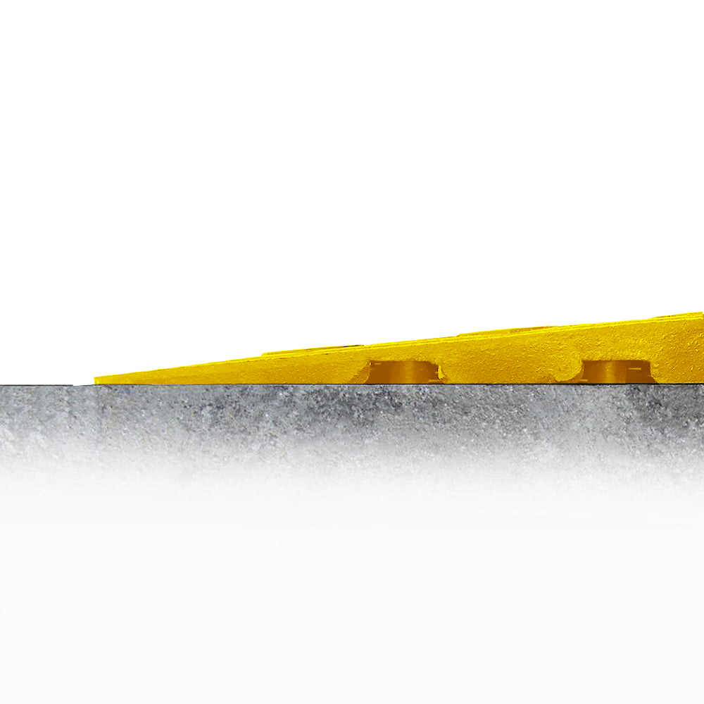 Tapis anti-fatigue - pièce latérale jaune mâle