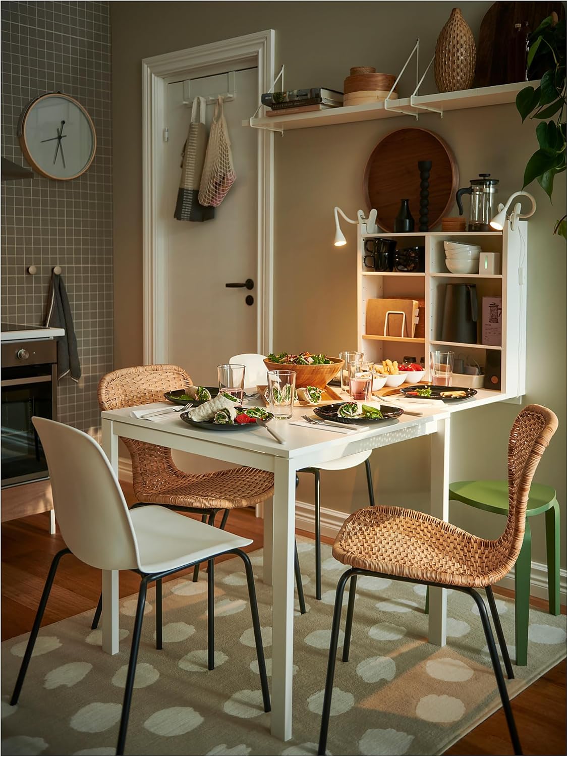 IKEA MELLTORP Tisch, 75 x 75 cm, Weiß
