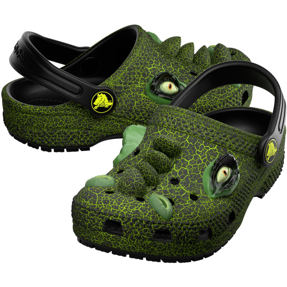 Køb Crocs Black Classic IAM Scary Dino Clog
