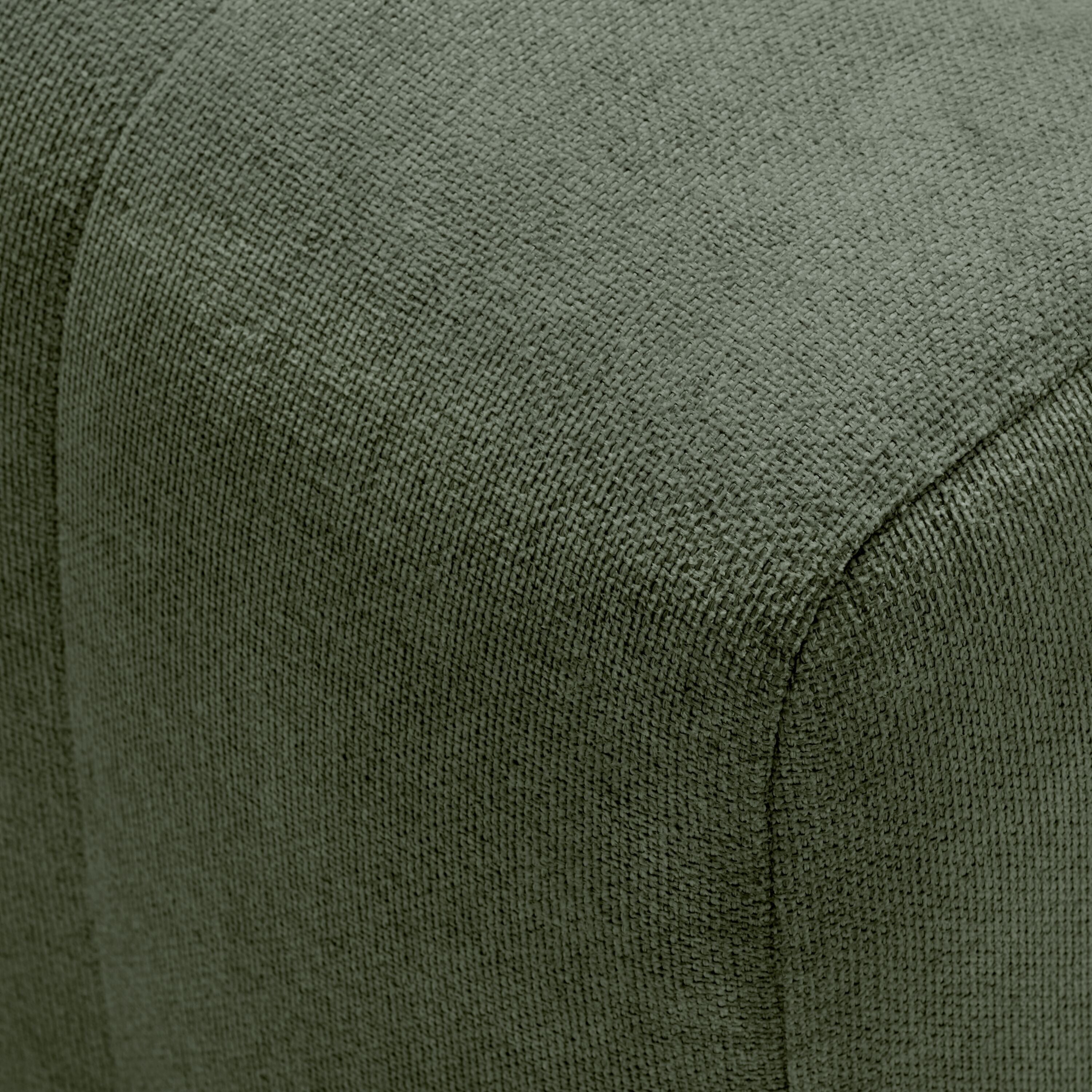 RAYAS 3er-Sofa - Grün / B: 237.0 cm x T: 105.0 cm x H: 64.5 cm