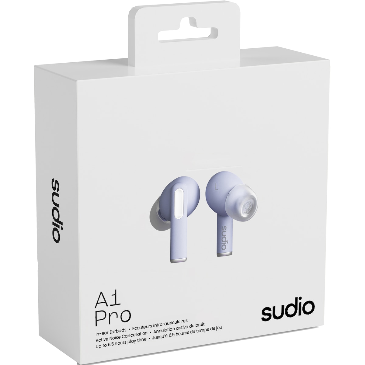 Sudio A1 Pro helt trådløse in-ear hodetelefoner (lilla)