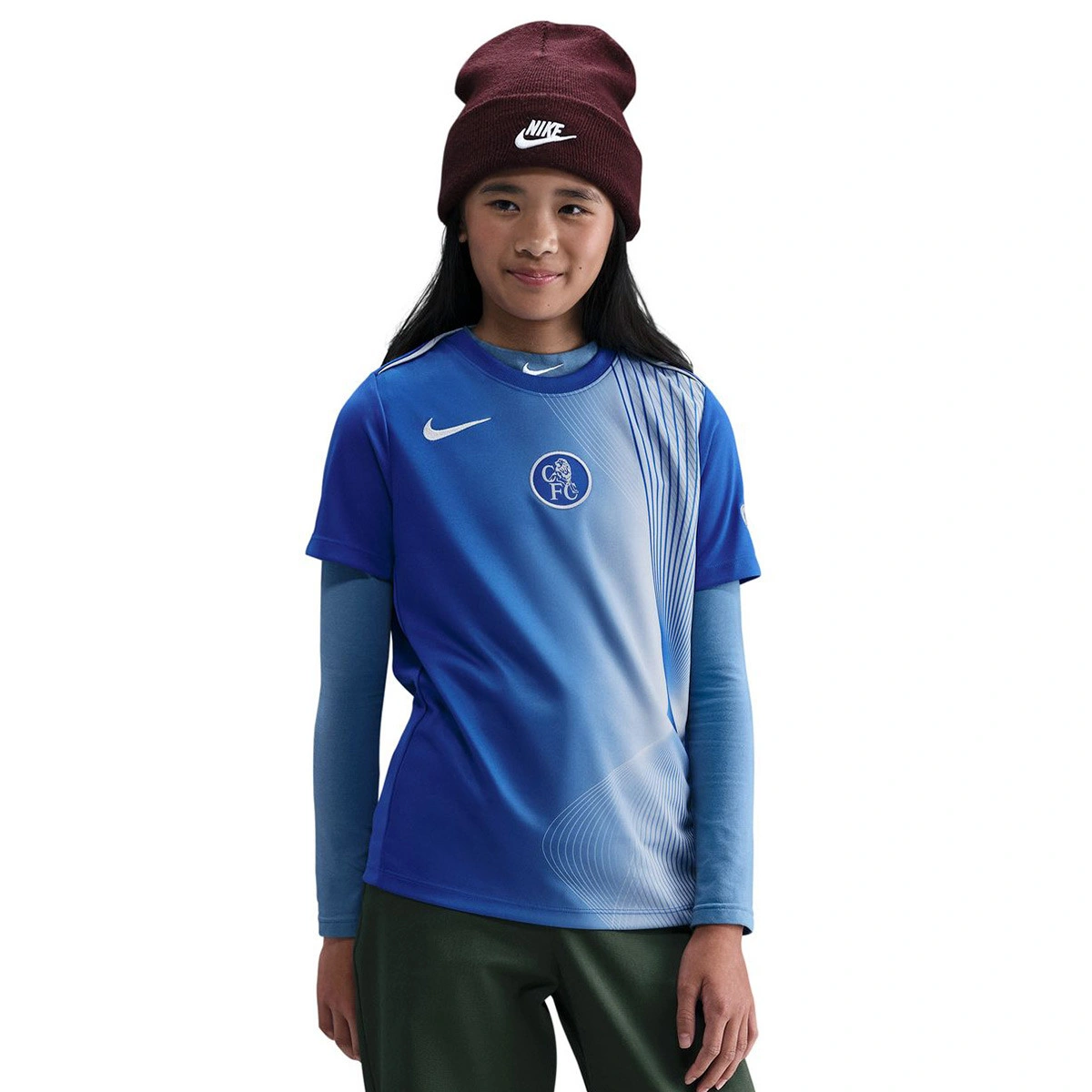 Camisola Nike Chelsea FC X Total 90 Pre-Match 2025-2026 Criança