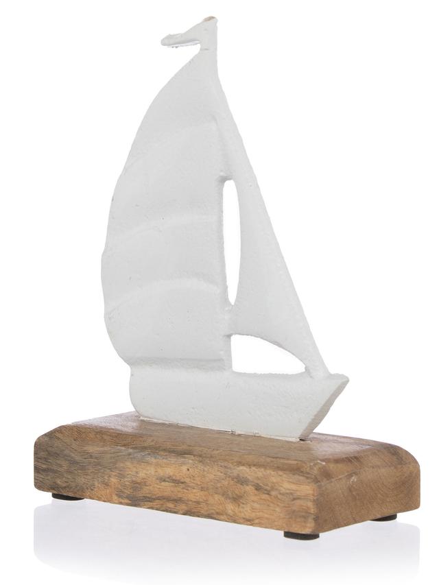 Segelboot Amazing Grace mit Holzfuß, 2er-Set