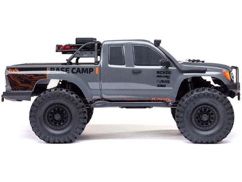Axial Scale Crawler SCX10 III Base Camp ARTR, Grau Rockcrawler Basis Ausführung mit Spektrum