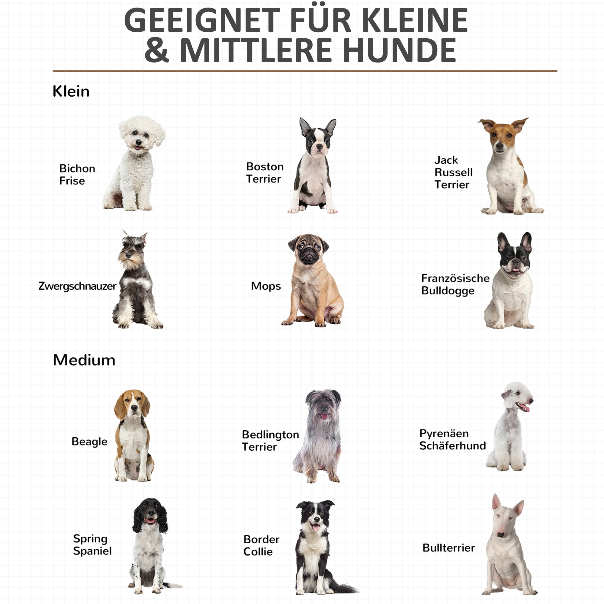 PawHut Hundekäfig mit erhöhtem Design bunt 86B x 60T x 70H cm