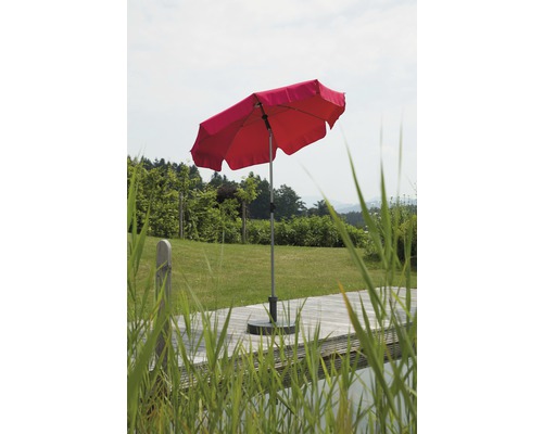 Schneider Locarno parasol Ø 150 cm H 220 cm rood