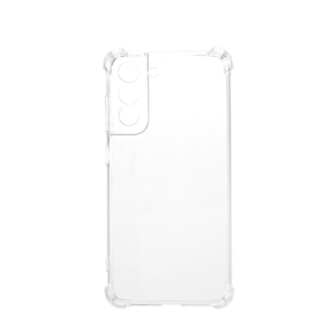 Samsung Galaxy S21 FE 5G Gummi Case Hülle Air Cushion Rahmen mit Fallschutz - Transparent