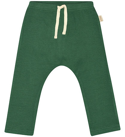 Petit Piao Hosen - Rib - Modal - Smaragd Green