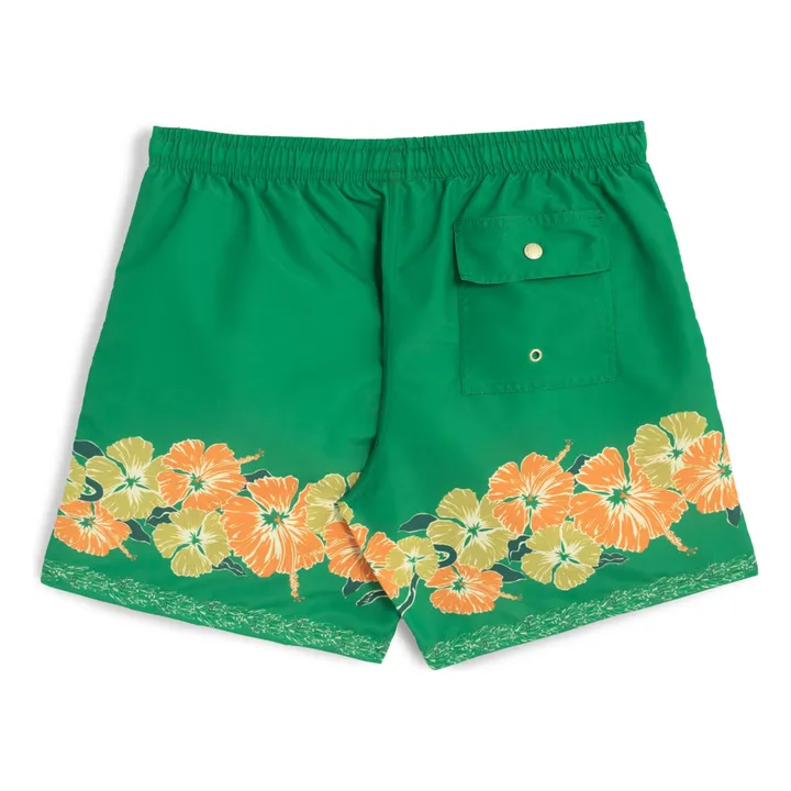 Bather Short de Bain Ornate Bloom Fibres Recyclées | Vert