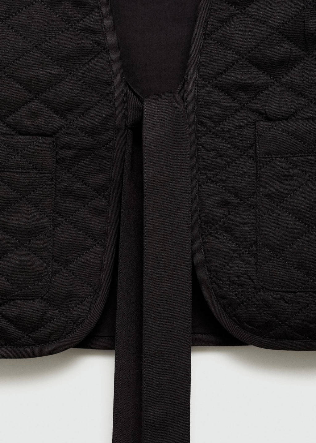 MANGO TEEN gilet zwart