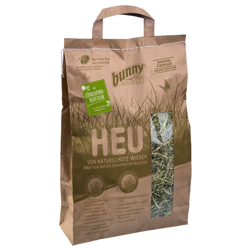Lot de foin de prairies naturelles Bunny pour rongeur et lapin