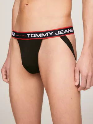 Conjunto de 3 Cuecas Jockstrap com Logo Repetido de Nova York