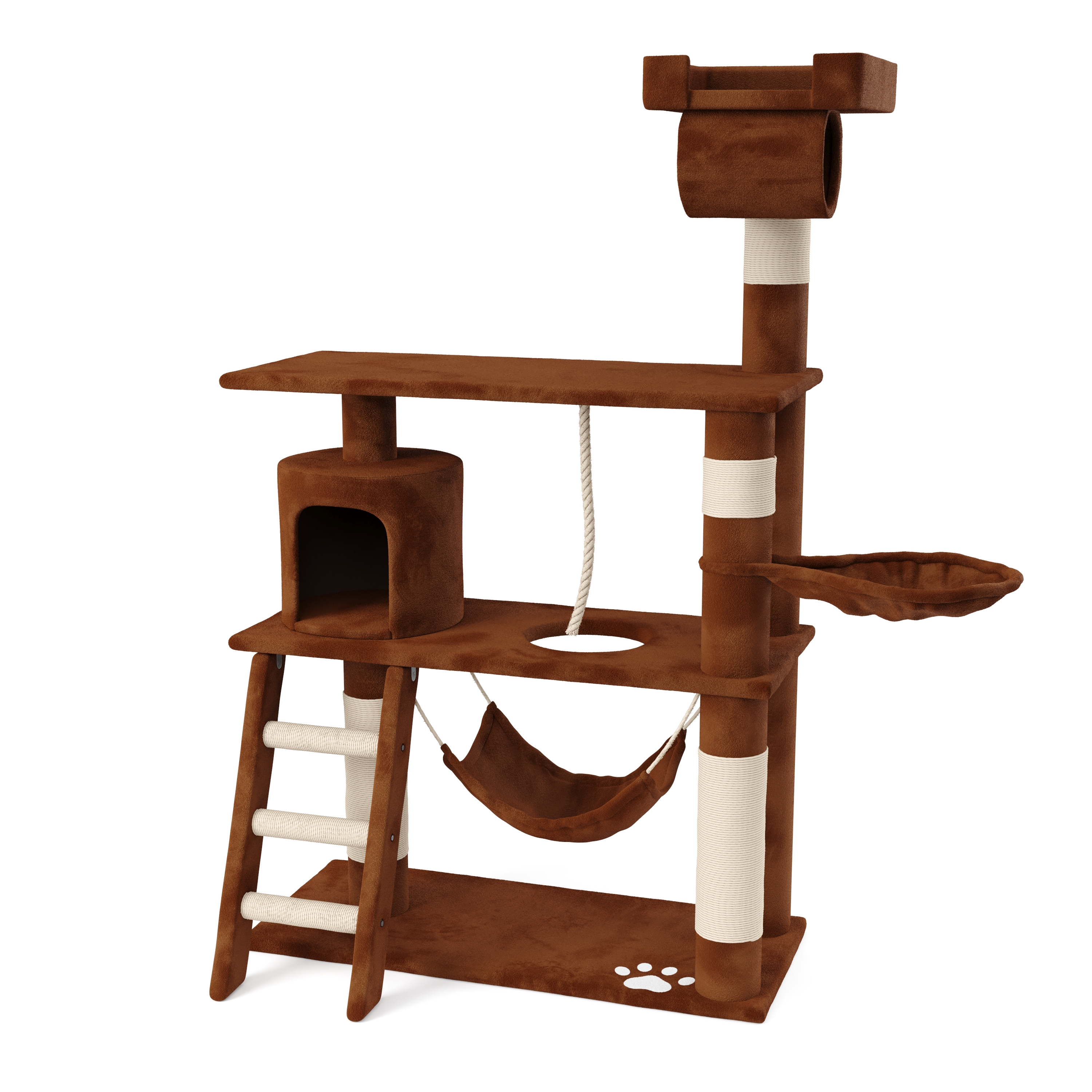 Katzenbaum SIMBA 141 cm braun