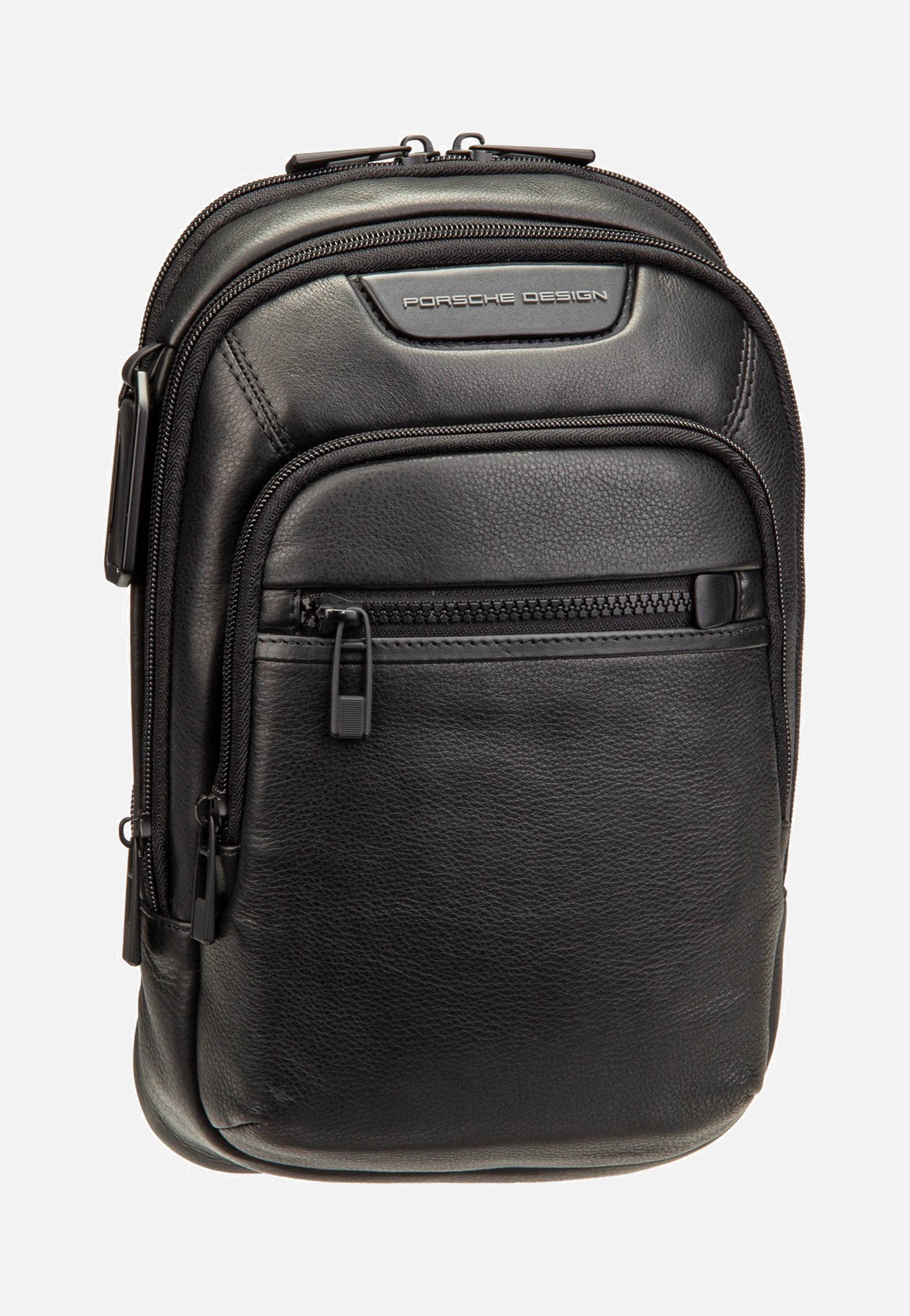 Roadster Leather Evo Sling Bag Black - Sling Bag