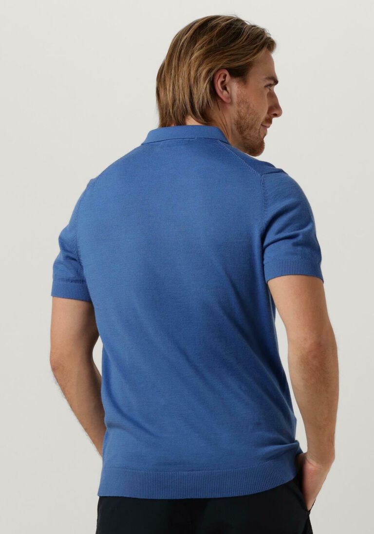 SELECTED HOMME blauwe selected homme polo slhtown ss knit polo b