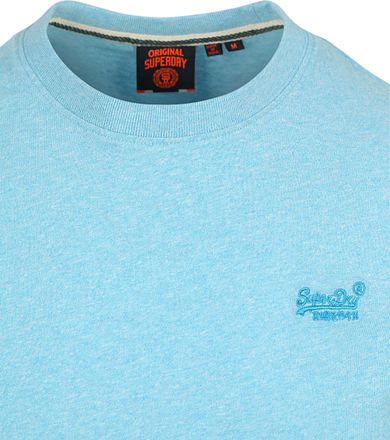 Superdry Classic T-Shirt Melange Lichtblauw M1011245A-5WW kopen