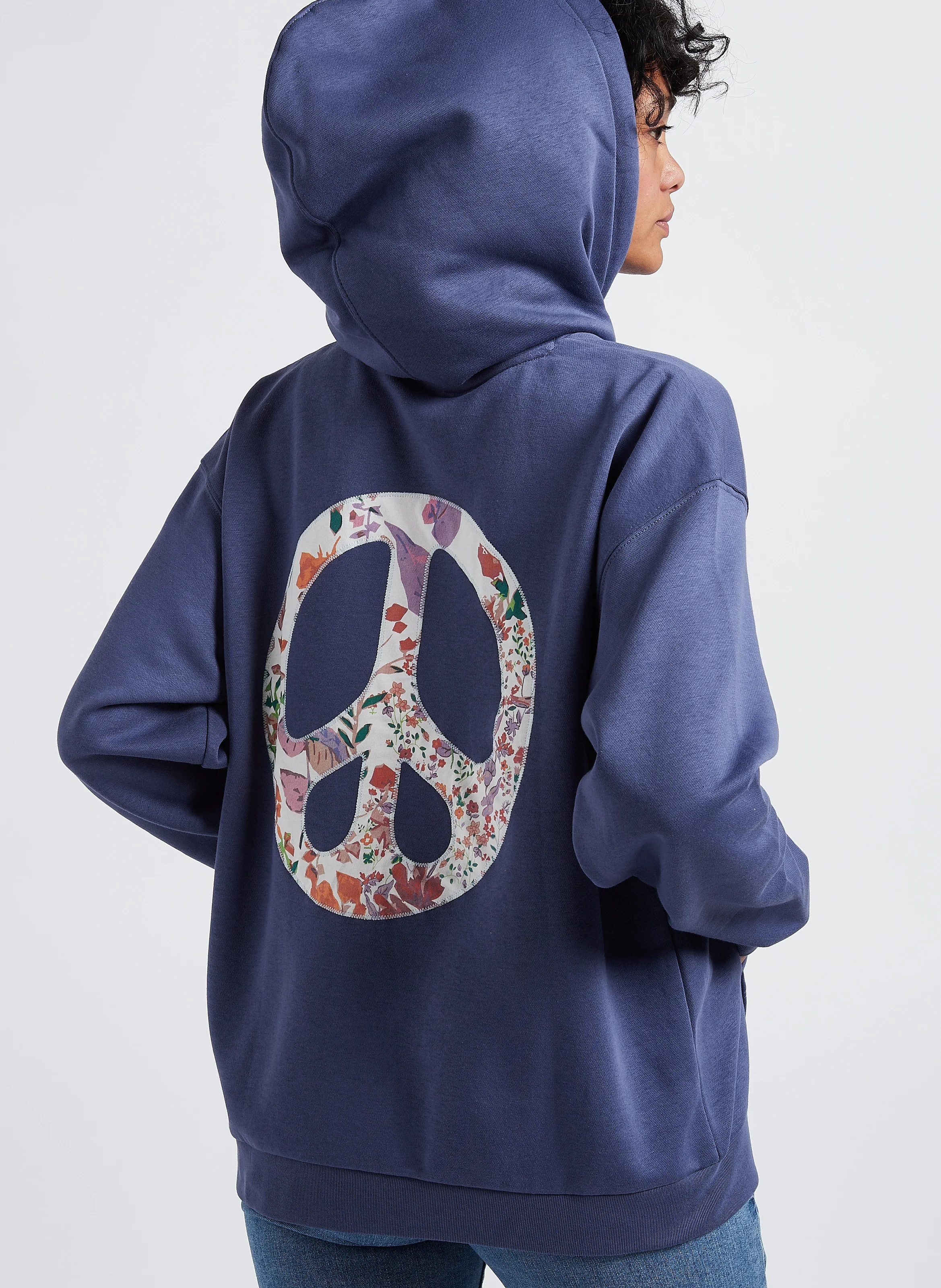 GRAPHIC SALINAS HOODIE - Sweat à capuche sérigraphié en coton mélangé | Bleu