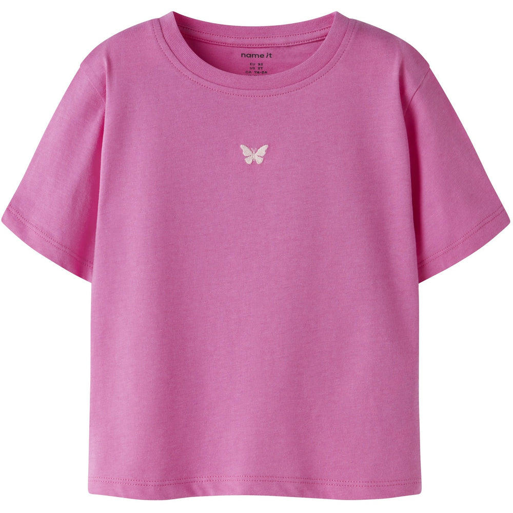 Køb Name It Strawberry Moon Butterfly Embroidery Nmfvictoria Ss Nreg Top