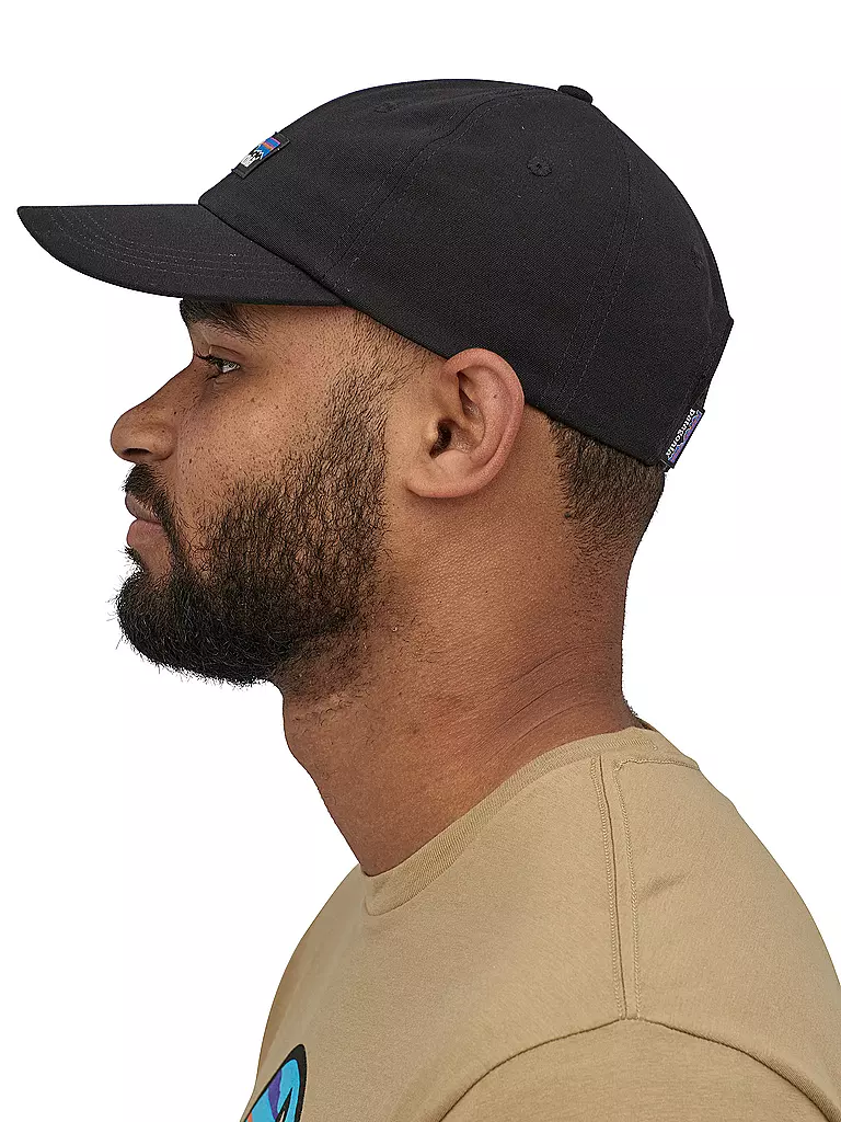 PATAGONIA Kappe P-6 Label Trad Cap schwarz