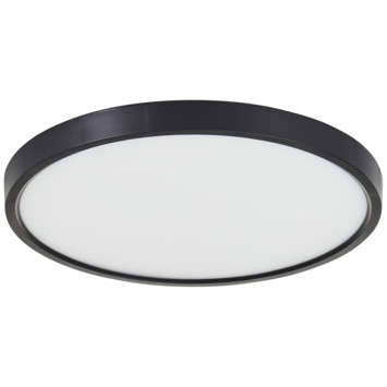 Brilliant LED plafondlamp Galo zwart Ø30 cm 2600 lm