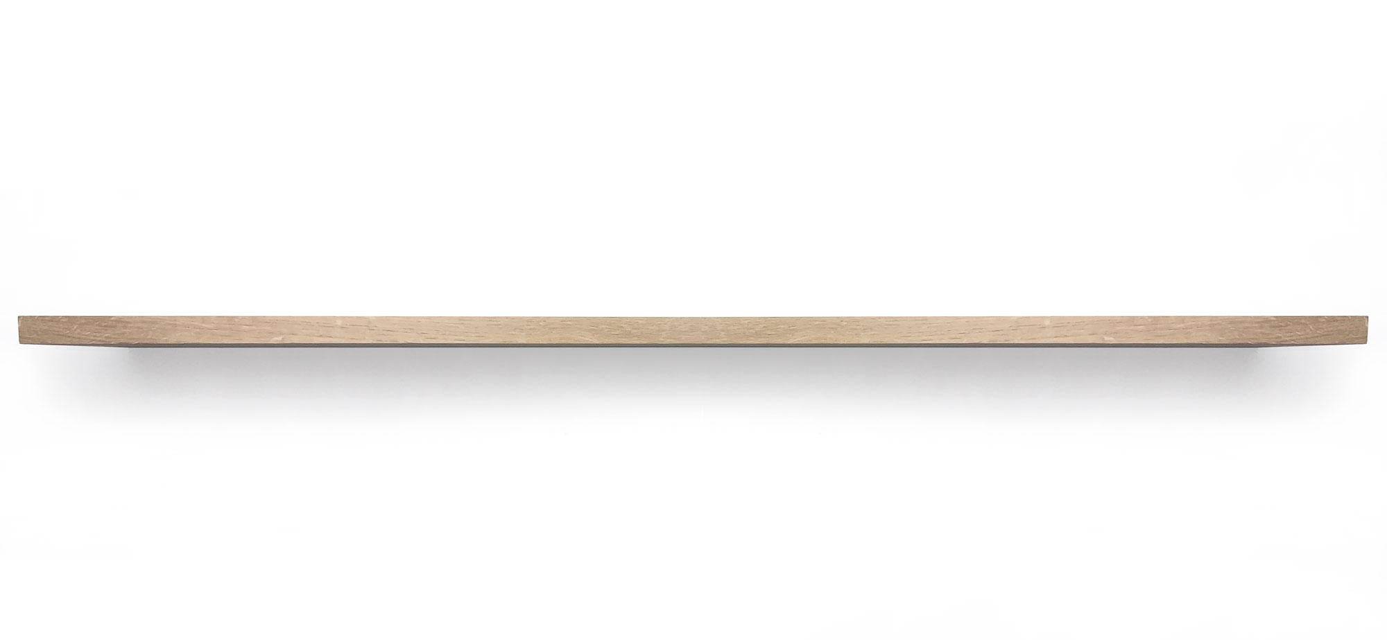 WoodBrothers Eikenhouten zwevende wandplank recht 100x30x2,5cm