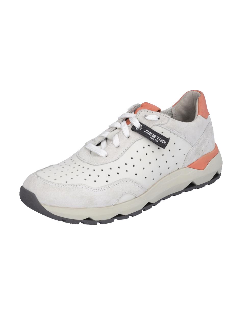 Sneaker Jonah 02, weiss-lachs