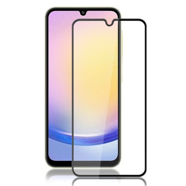 SKALO Samsung A25 5G FULL-FIT Hærdet Glas Skærmbeskyttelse