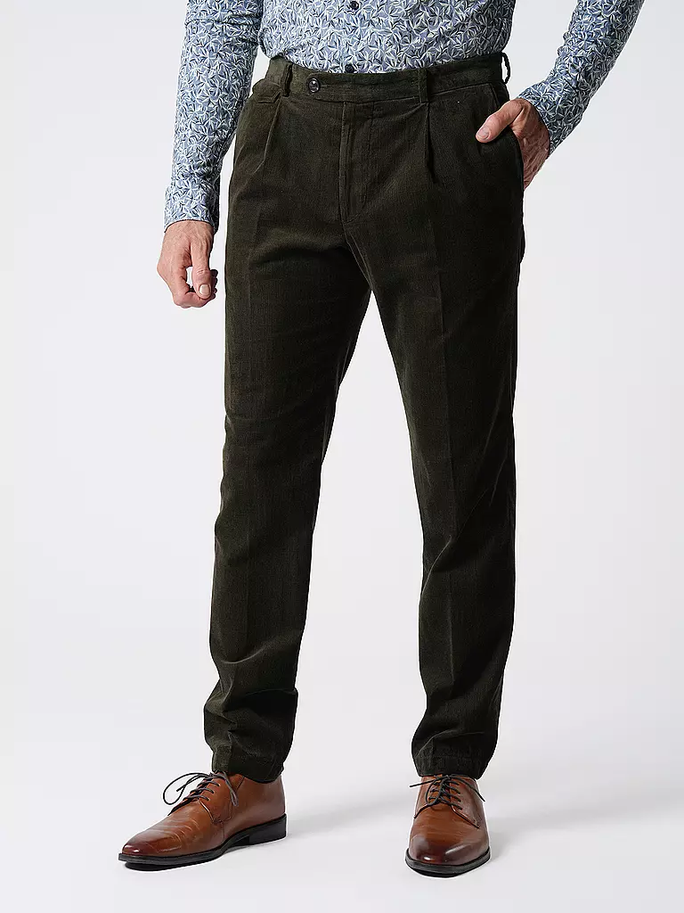 WINDSOR Anzughose SILVI  olive
