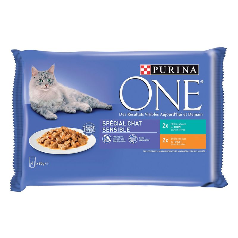 Lot mixte PURINA ONE 8 x 85 g