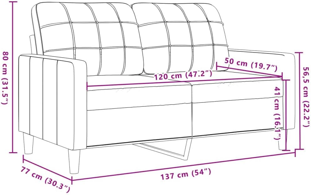 vidaXL 3-Tlg. Sofagarnitur mit Kissen, Blau, Samt, Modern, L-förmig, 197 x 77 x 80 cm, Wohnzimmermöbel, Sofa Set, Relaxsofa, Samtsofa