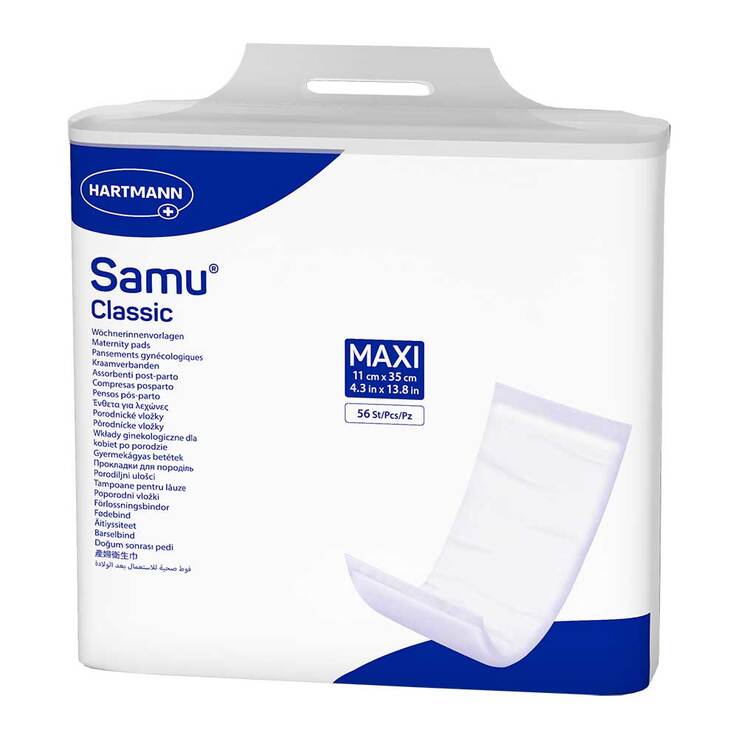 Samu Wöchnerinnen Vorlagen Classic maxi 11x35 cm, 56 St