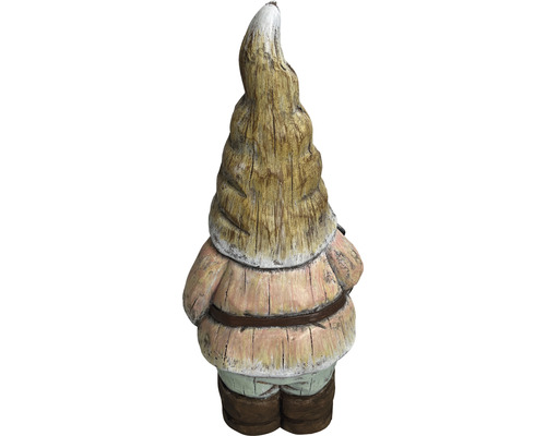 Tuinfiguur decoratief figuur Lafiora Kabouter 21,5 x 17,7 x 43,5 cm roze
